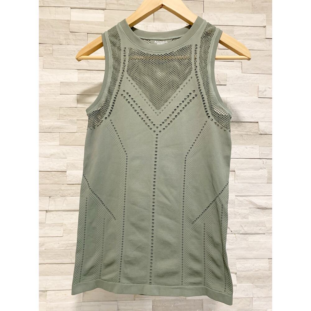 Olive Green Sleeveless Women's Top